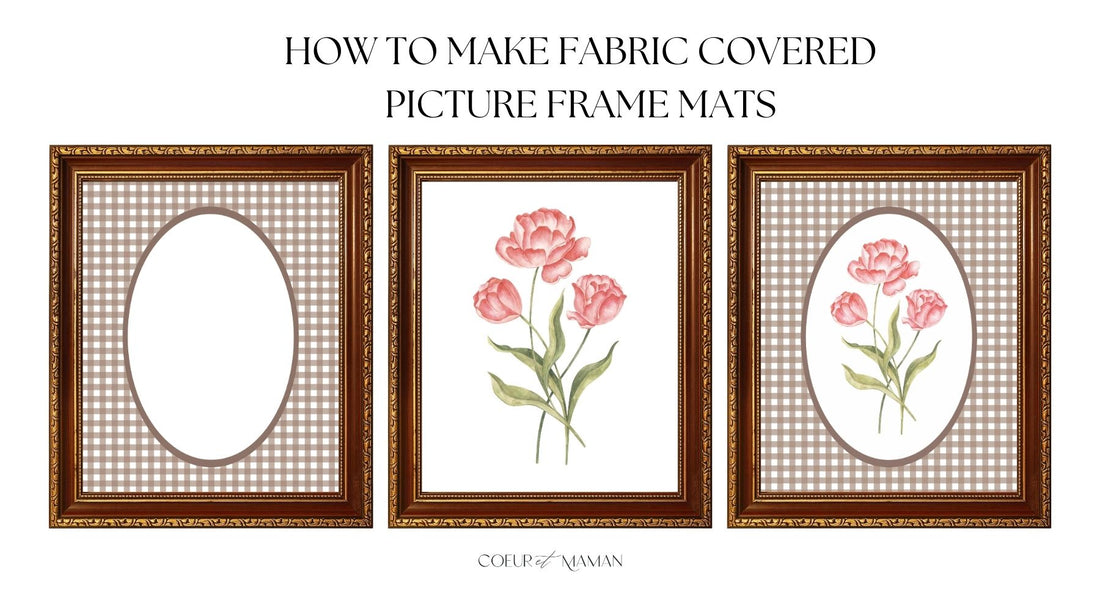 A Charming Twist on Tradition: Custom Mats for Framed Prints