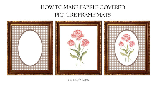 A Charming Twist on Tradition: Custom Mats for Framed Prints