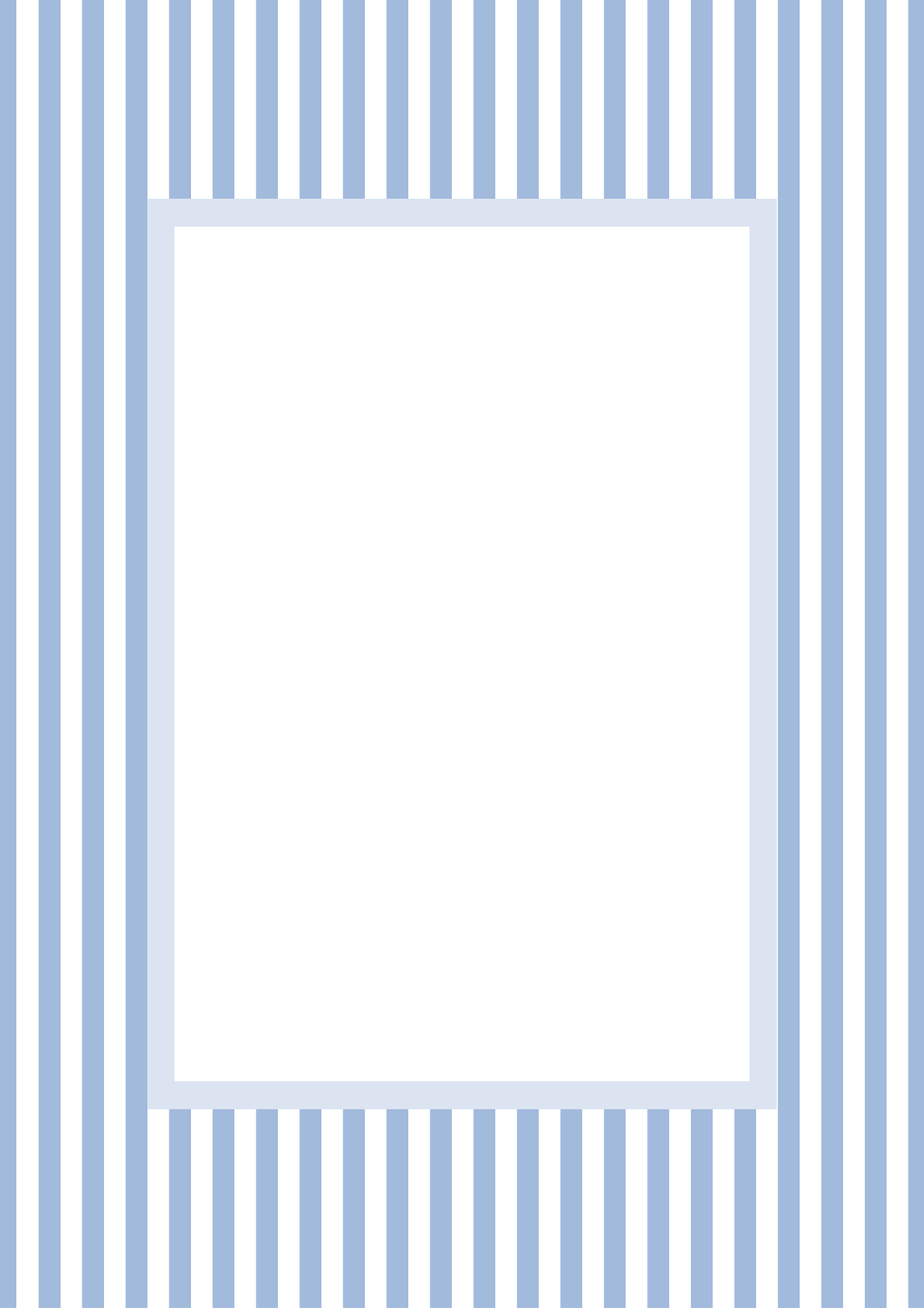 Small Stripes Photo Mount - passepartout frame - rectangular aperture - Coeur et Maman