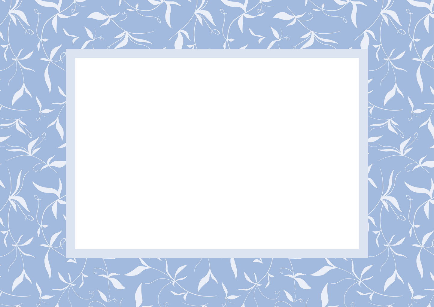 Botanical__Blue__Landscape
Blue botanical picture frame mat board with delicate trailing botanicals; perfect for framing baby boy photos, heirloom nursery prints, or family artwork — a thoughtful gift for baby showers, christenings, or birthdays.