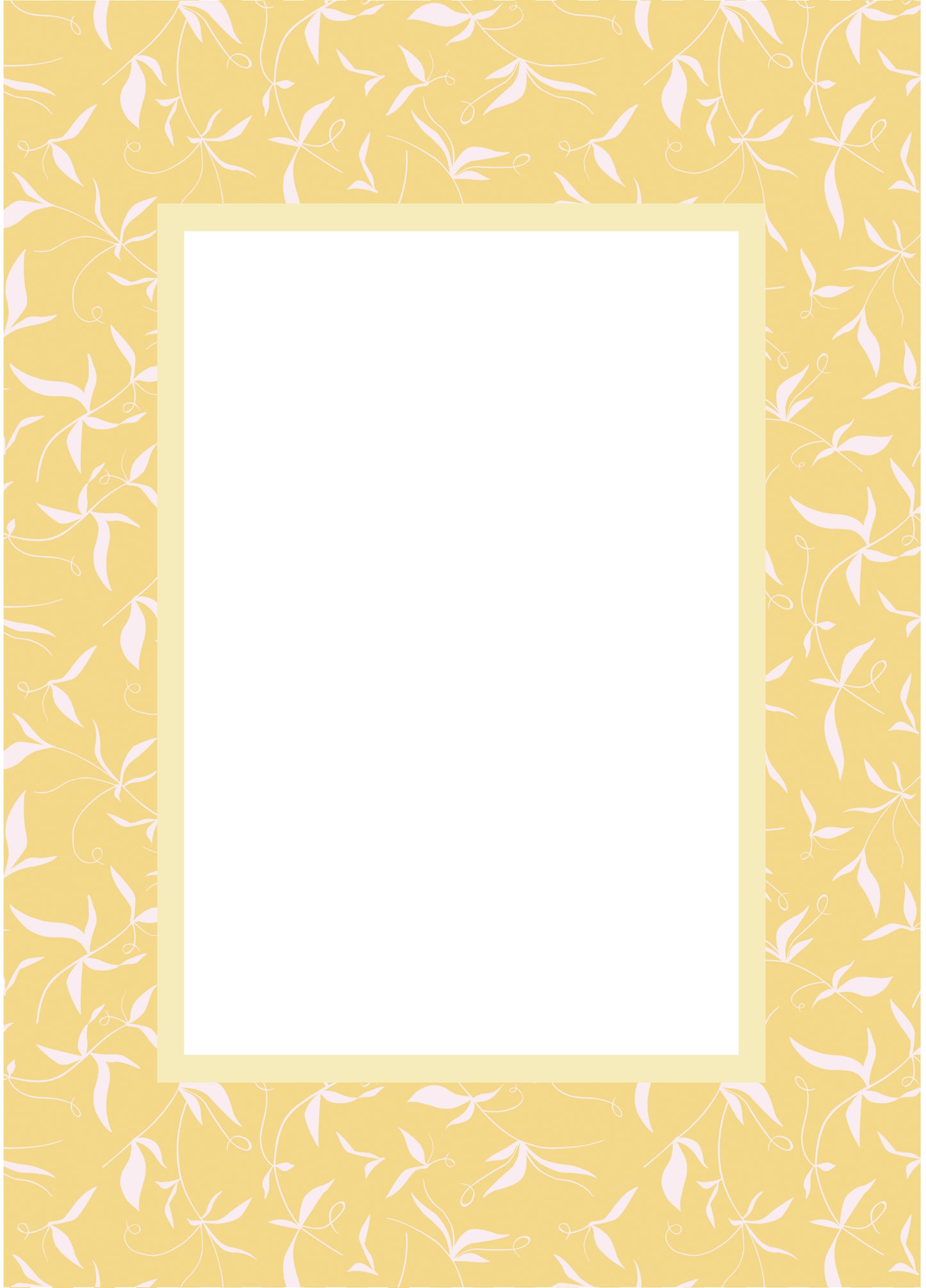 Botanical__Yellow__Rectangle
Yellow botanical picture frame mat board with cheerful botanical accents; perfect for light-filled nursery prints, sunny family photos, or seasonal artwork — a joyful gift for baby showers, birthdays, christenings, or Easter.
