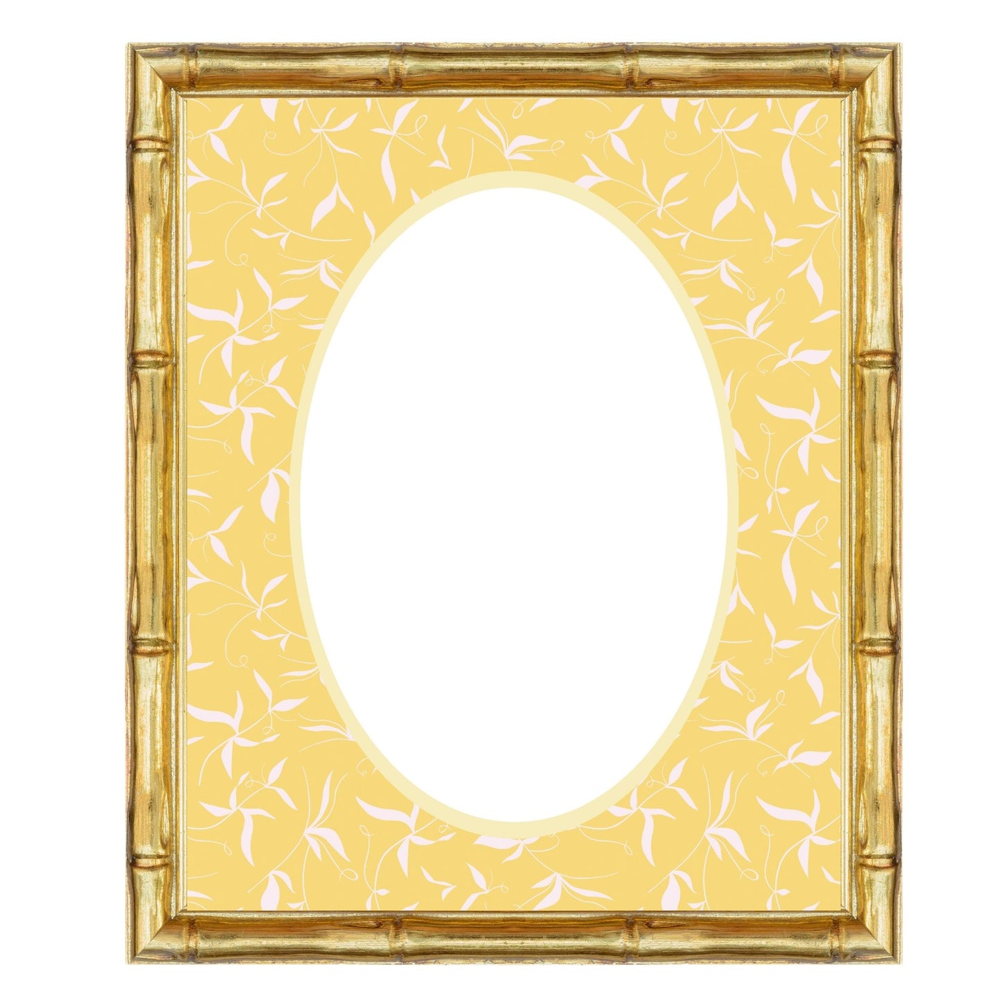 Botanical__Yellow__Oval
Yellow botanical picture frame mat board with cheerful botanical accents; perfect for light-filled nursery prints, sunny family photos, or seasonal artwork — a joyful gift for baby showers, birthdays, christenings, or Easter.