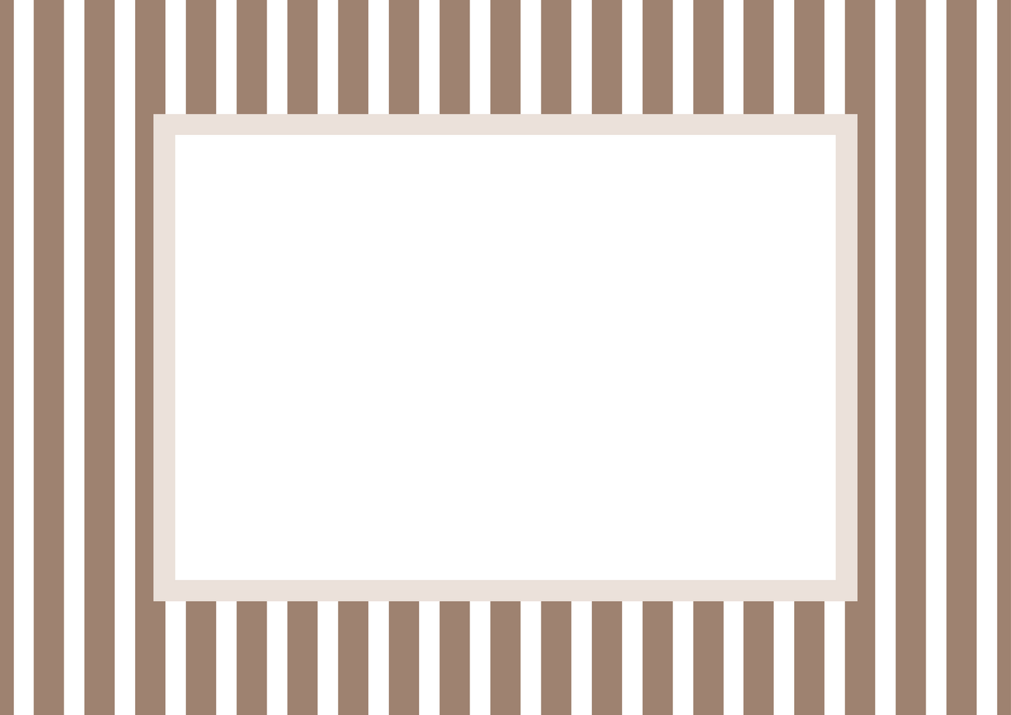 Medium Stripes Photo Mount - passe-par-tout - landscape aperture - Coeur et Maman