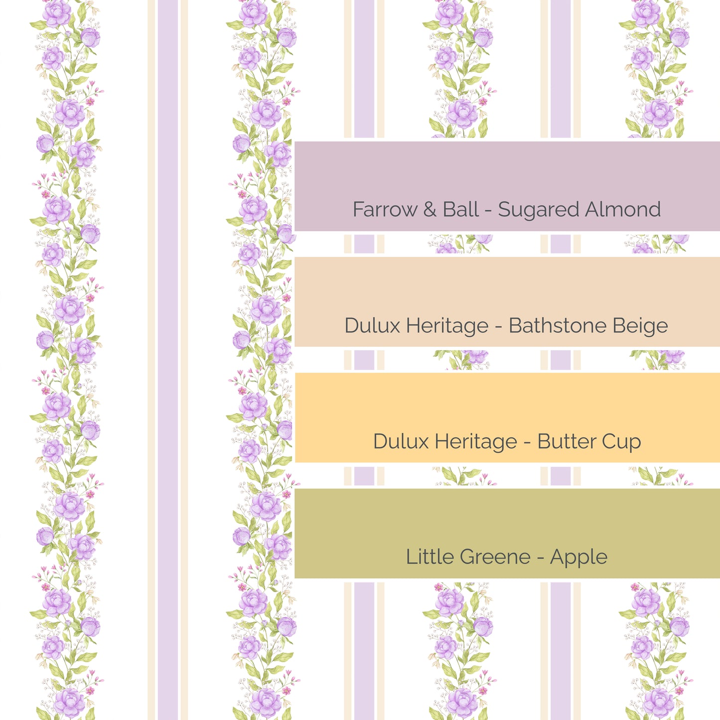 Lilac Peony Reverie Wallpaper