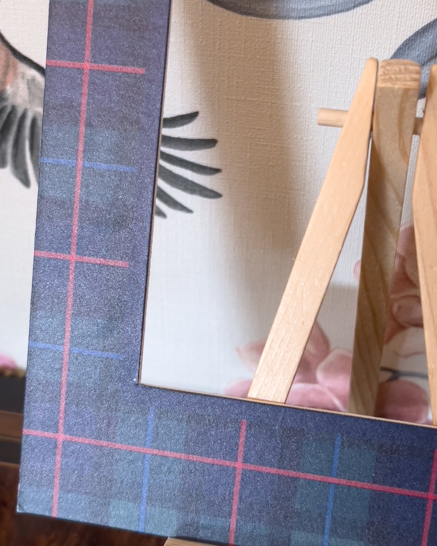 Campbell of Cawdor Tartan Photo Mount - passepartout frame - rectangular aperture - Coeur et Maman