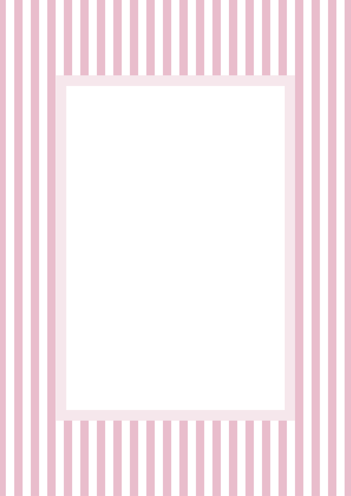 Small Stripes Photo Mount - passepartout frame - rectangular aperture - Coeur et Maman