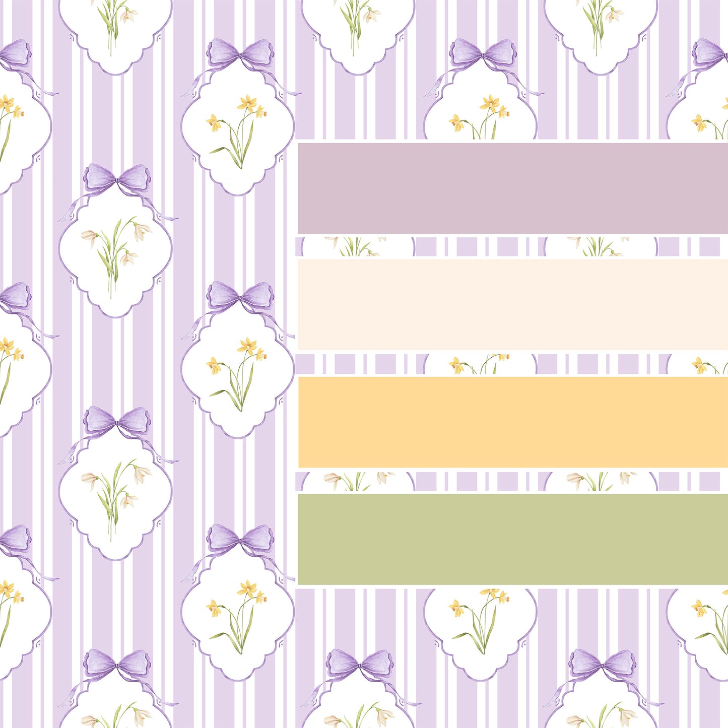 SnowdropsPinstripe__Lilac