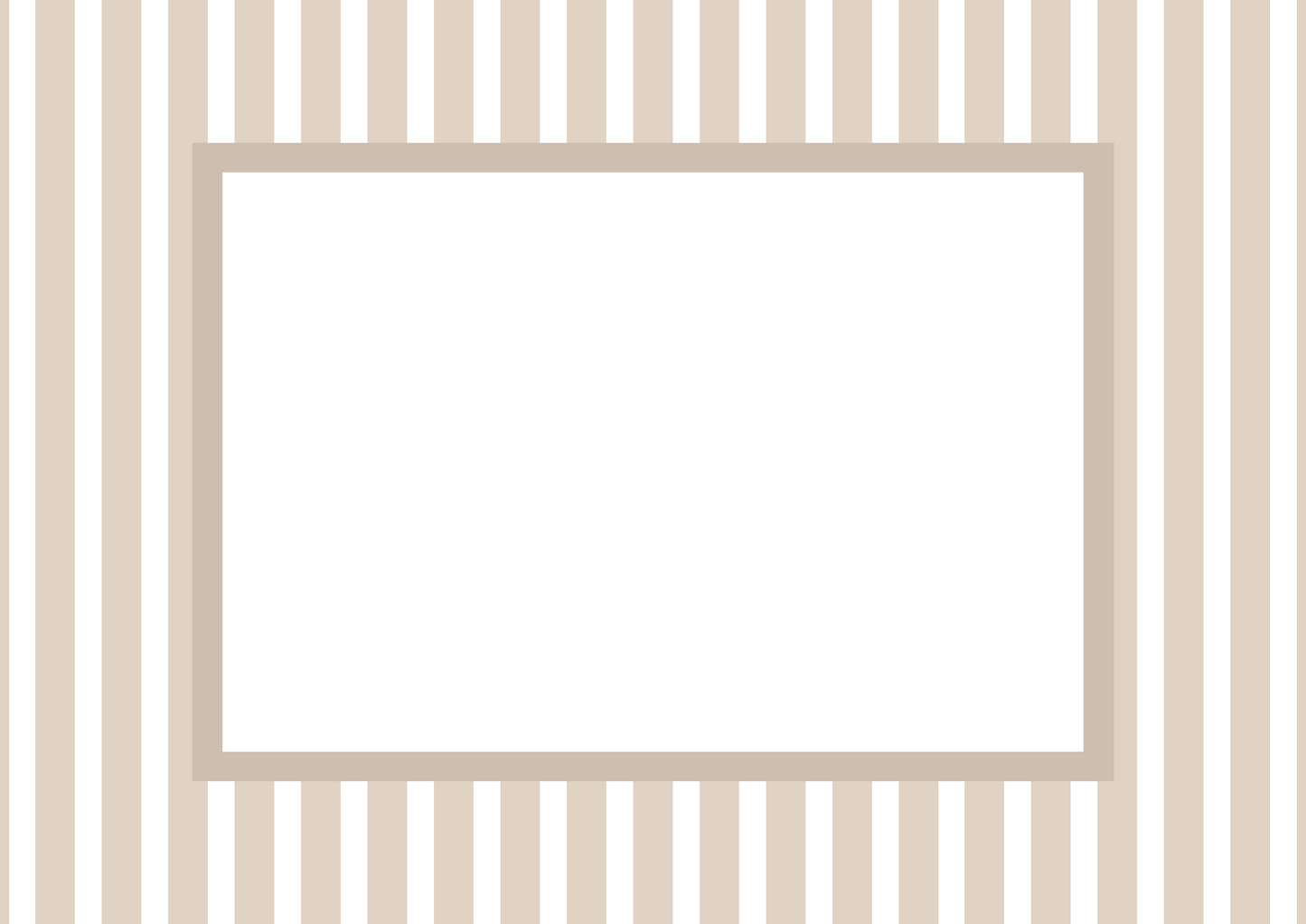 Medium Stripes Photo Mount - passe-par-tout - landscape aperture - Coeur et Maman