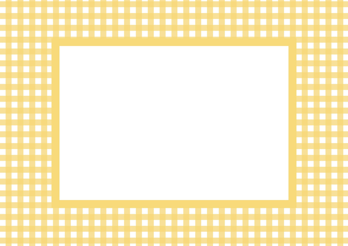 Gingham Photo Mount - passe-par-tout - landscape aperture - Coeur et Maman