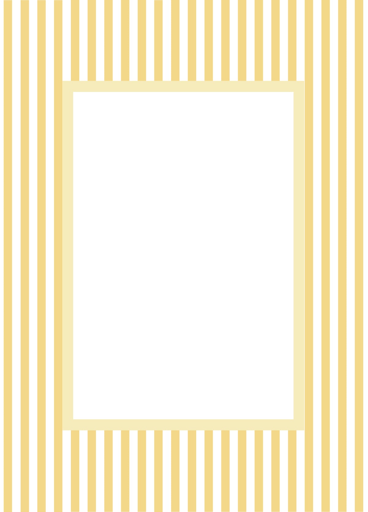 Small Stripes Photo Mount - passepartout frame - rectangular aperture - Coeur et Maman