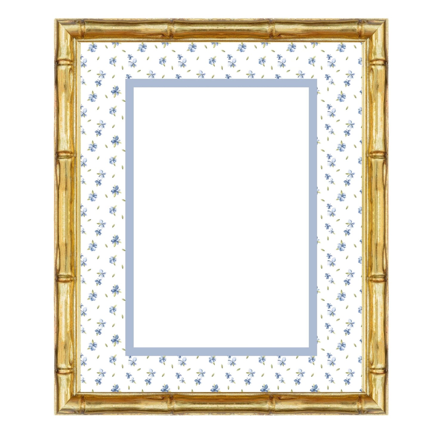 Floral__Blue__Rectangle
Blue floral picture frame mat board with delicate scattered blooms, reminiscent of forget-me-nots; ideal for framing baby boy photos, heirloom nursery prints, or family portraits — a timeless gift for baby showers, christenings, or birthdays.
