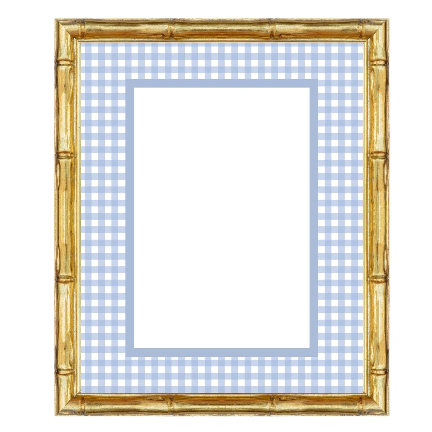 Gingham Picture Frame Mat Board