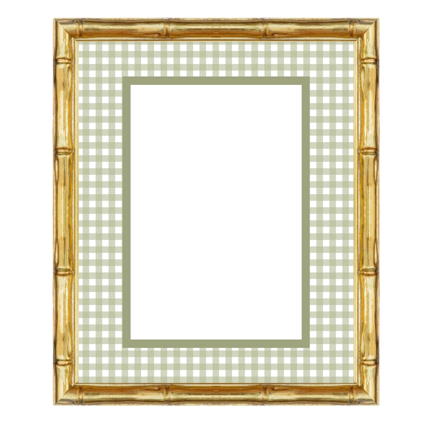 Gingham Picture Frame Mat Board