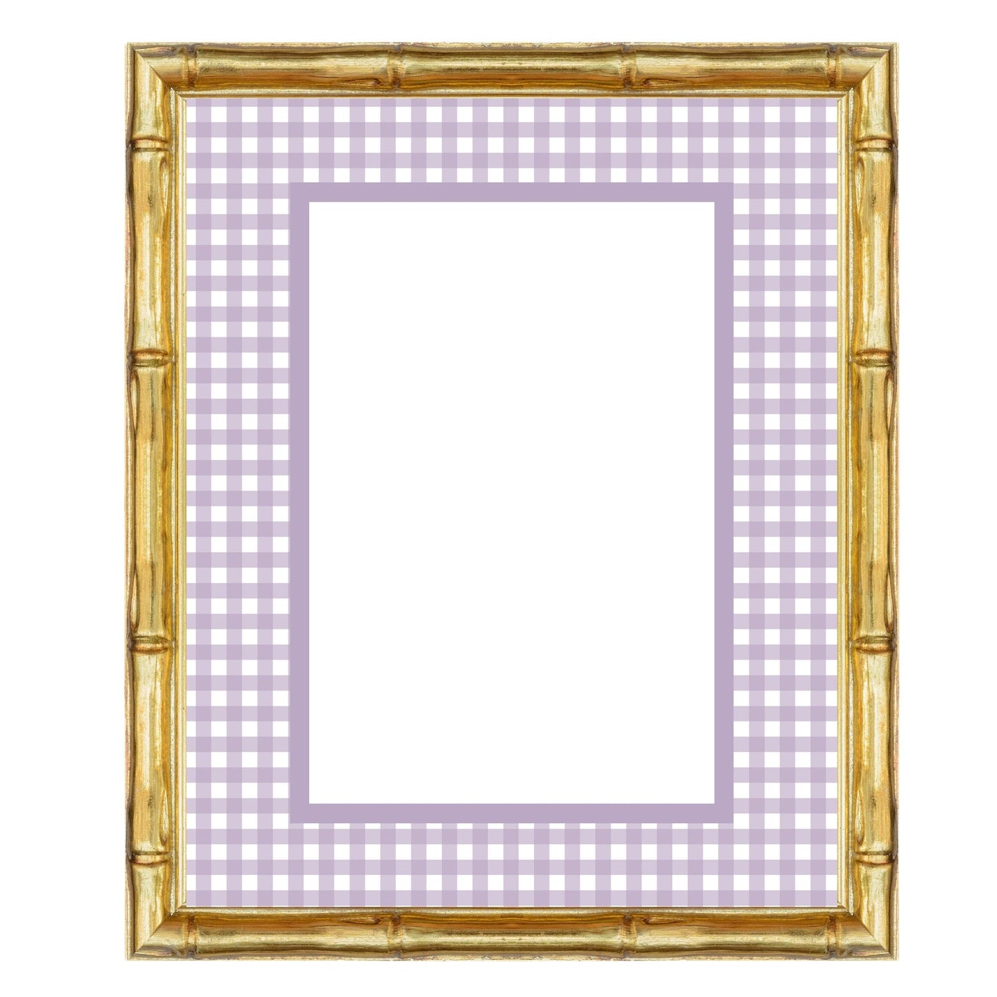 Gingham Picture Frame Mat Board