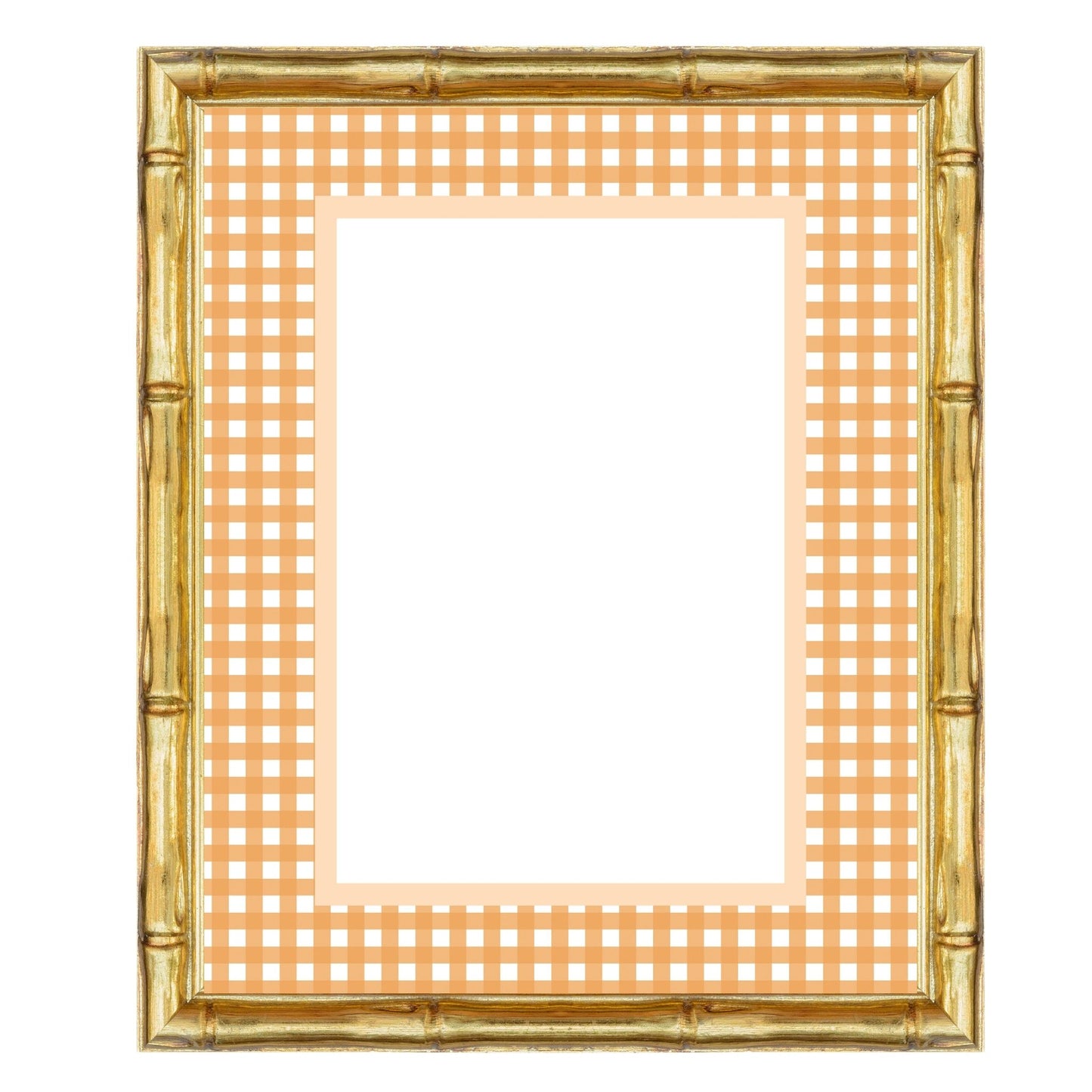 Gingham Picture Frame Mat Board