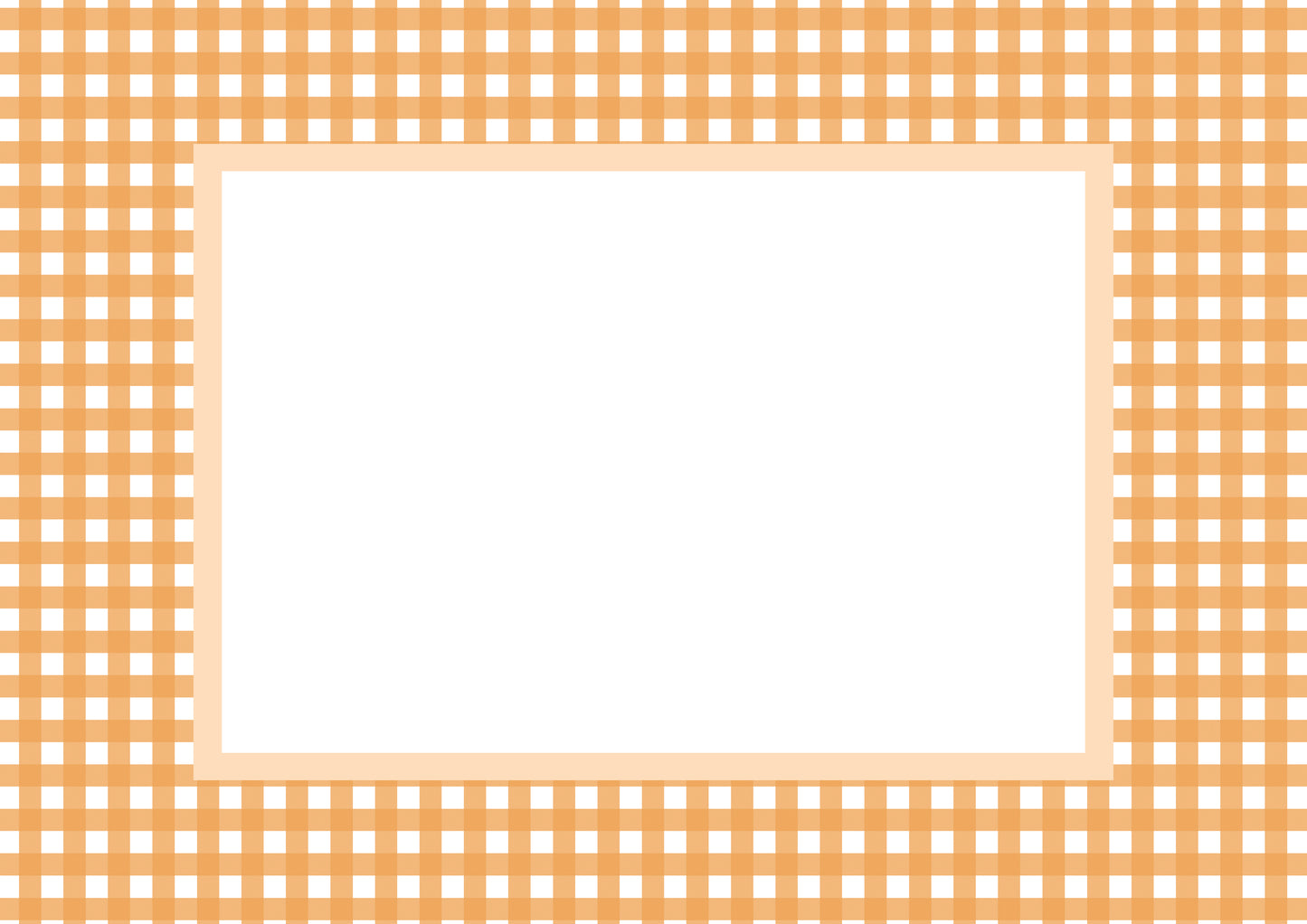 Gingham__Orange__Landscape
Orange gingham picture frame mat board with vibrant checks; perfect for autumnal nursery art, playful children’s prints, or Easter or Halloween-inspired photographs — a unique gift for seasonal milestones or baby’s first autumn.