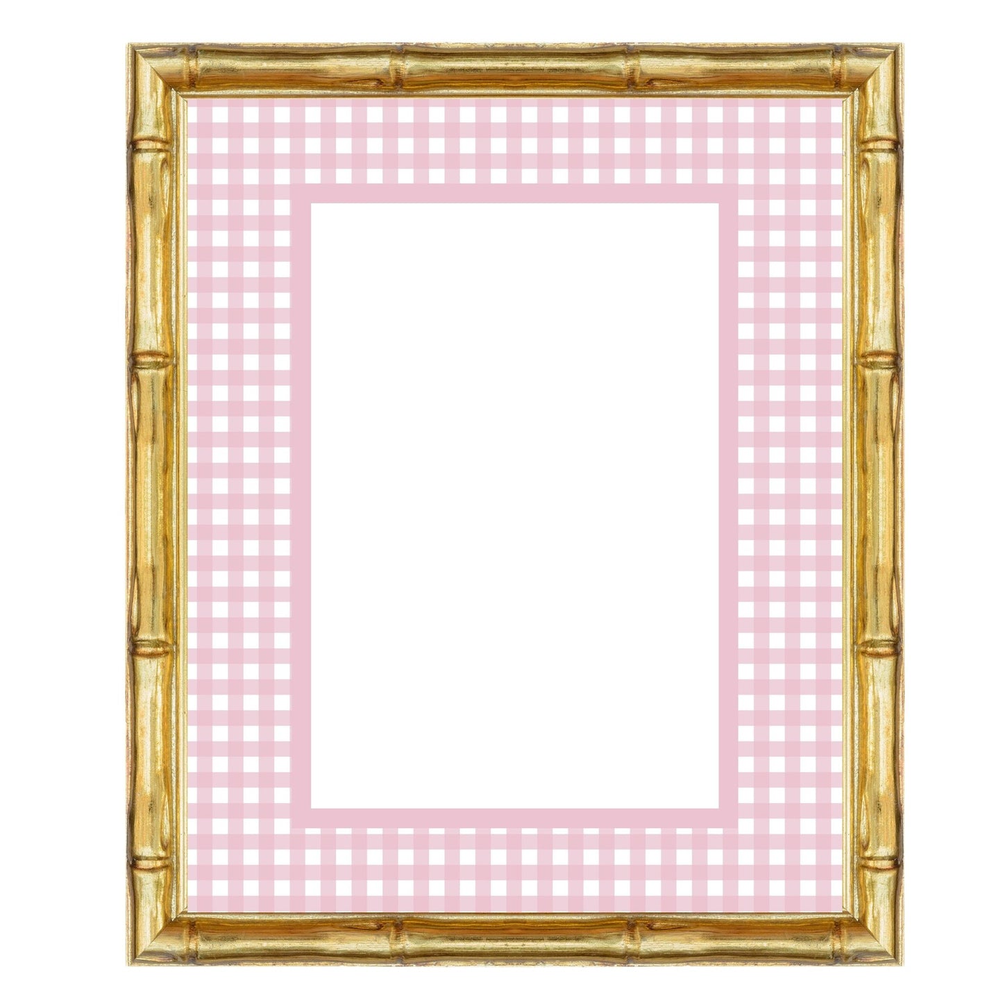 Gingham Picture Frame Mat Board