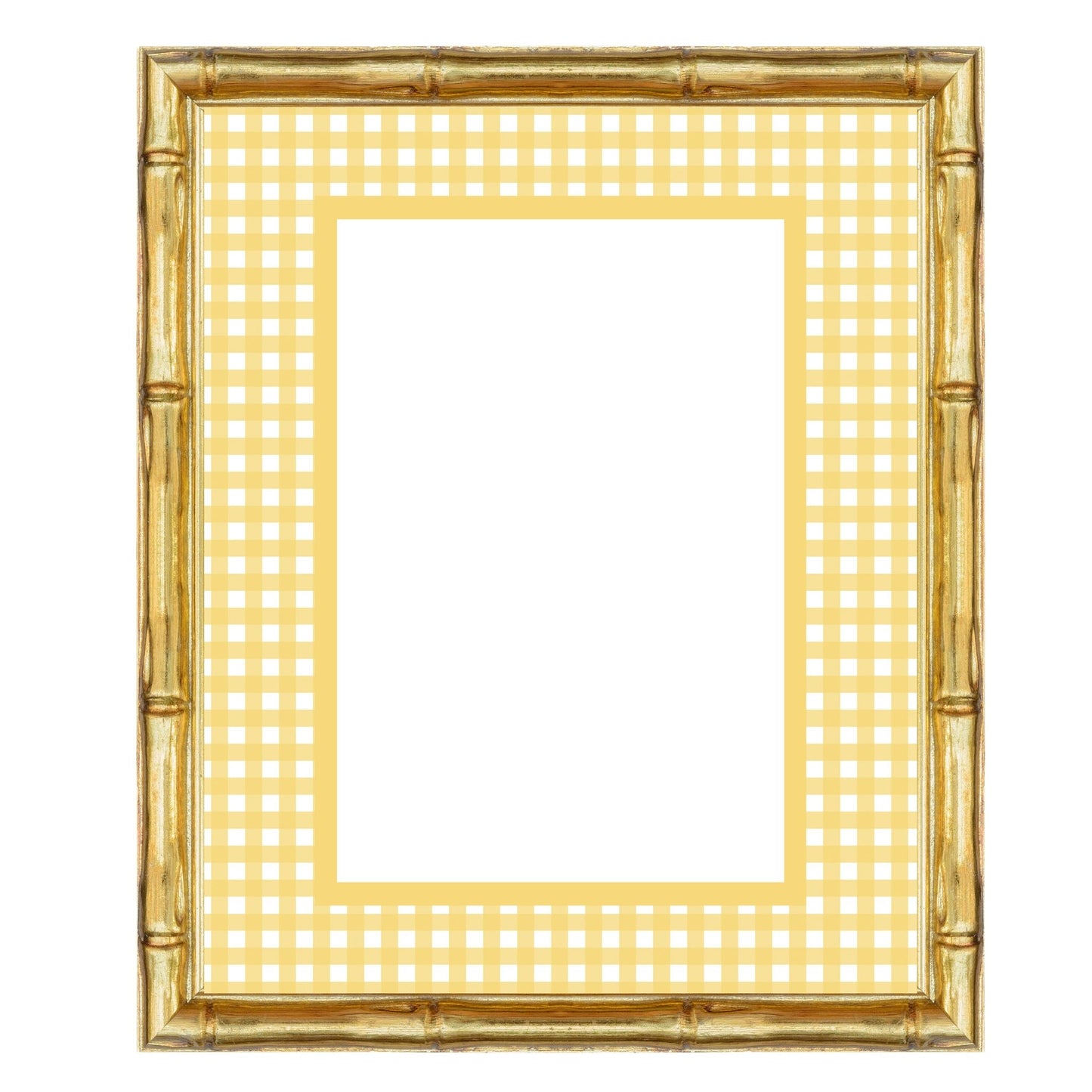 Gingham Picture Frame Mat Board