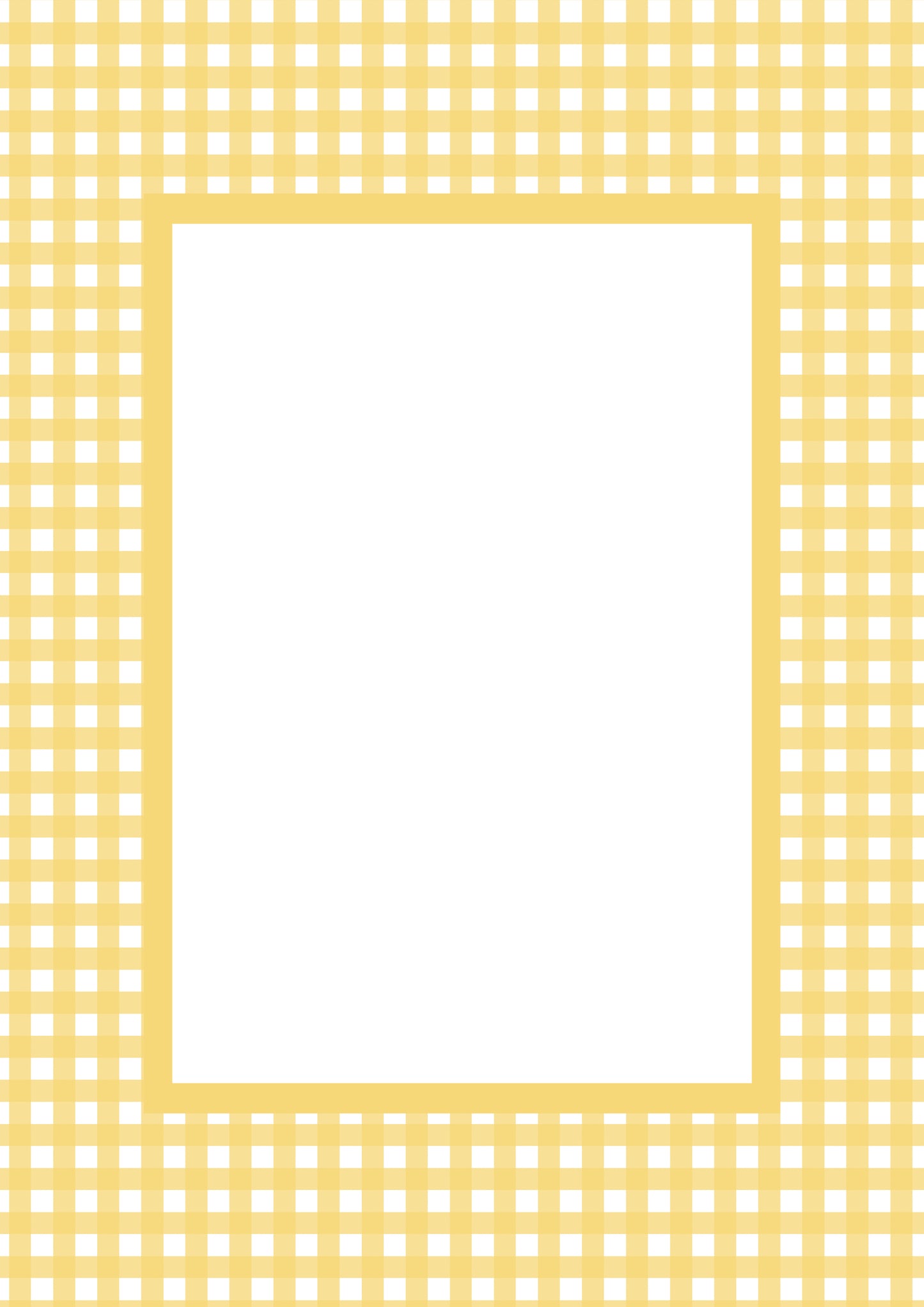 Gingham__Yellow__Rectangle
Yellow gingham picture frame mat board with sunny check pattern; ideal for cheerful nursery prints, seasonal décor, or children’s photographs — a joyful gift for birthdays, baby showers, or Easter.