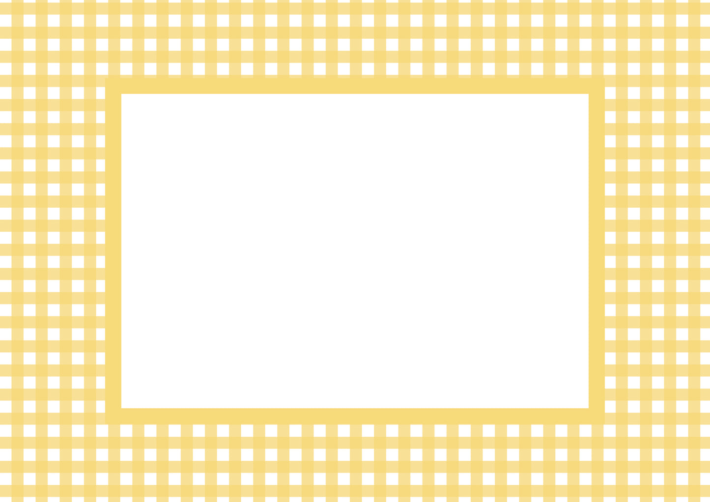 Gingham__Yellow__Landscape
Yellow gingham picture frame mat board with sunny check pattern; ideal for cheerful nursery prints, seasonal décor, or children’s photographs — a joyful gift for birthdays, baby showers, or Easter.