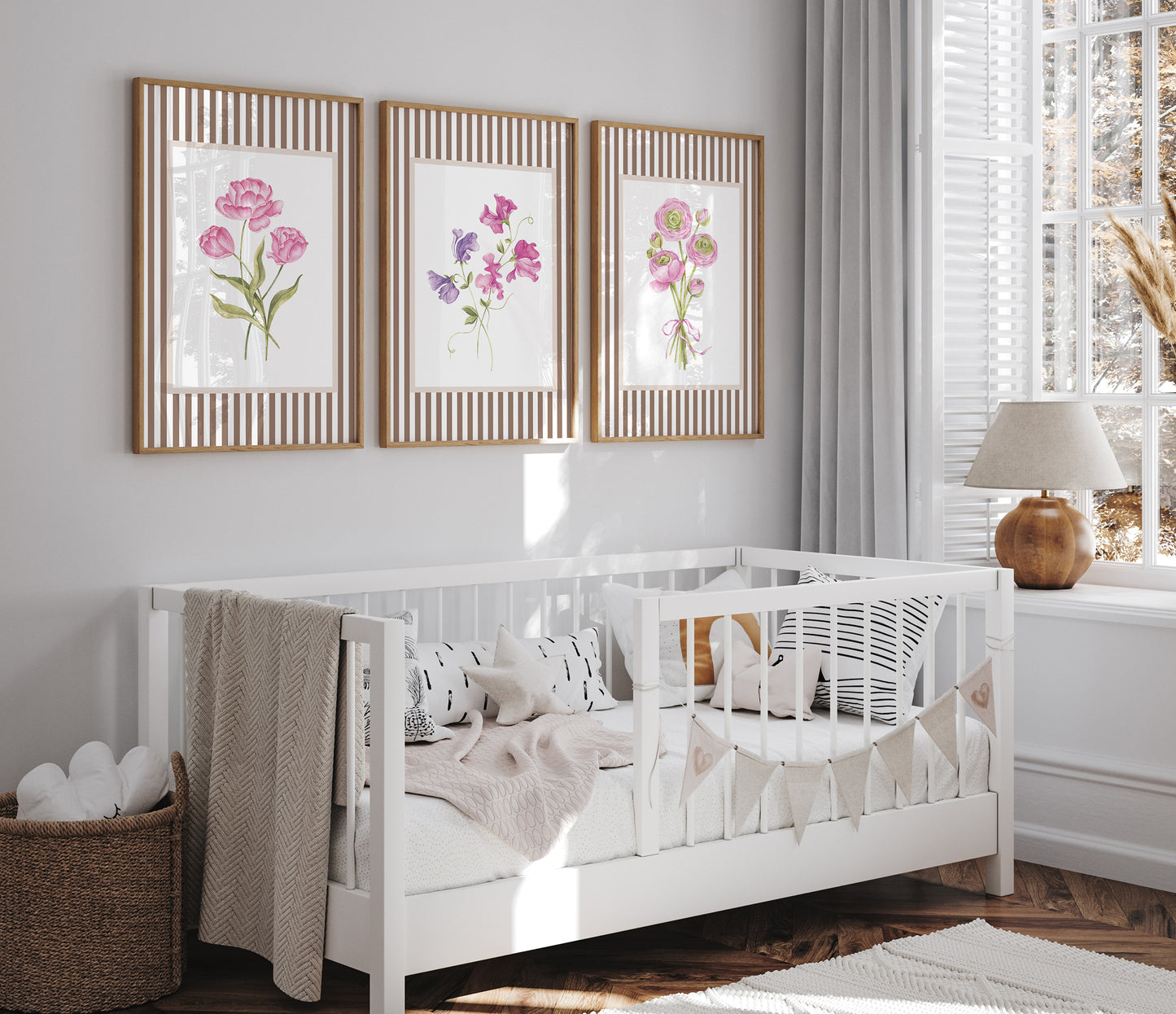 Mediumstripes__Brown__Rectangle
Brown striped picture frame mat board with traditional vertical lines; ideal for framing woodland-themed art, autumn family photos, or neutral nursery prints — a timeless gift for baby showers, birthdays, or christenings.