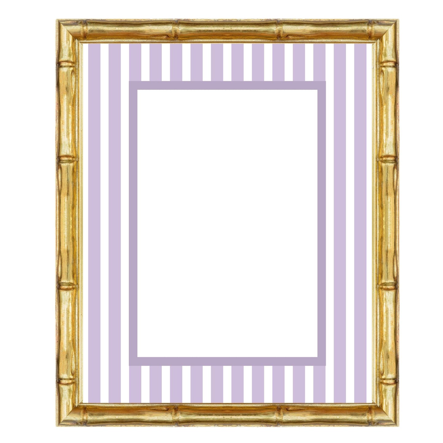 Mediumstripes__Lilac__Rectangle
Lilac striped picture frame mat board with gentle vertical lines; perfect for soft-toned nursery art, girls’ birthday photos, or floral prints — a lovely gift for baby showers, birthdays, christenings, or springtime decorating.