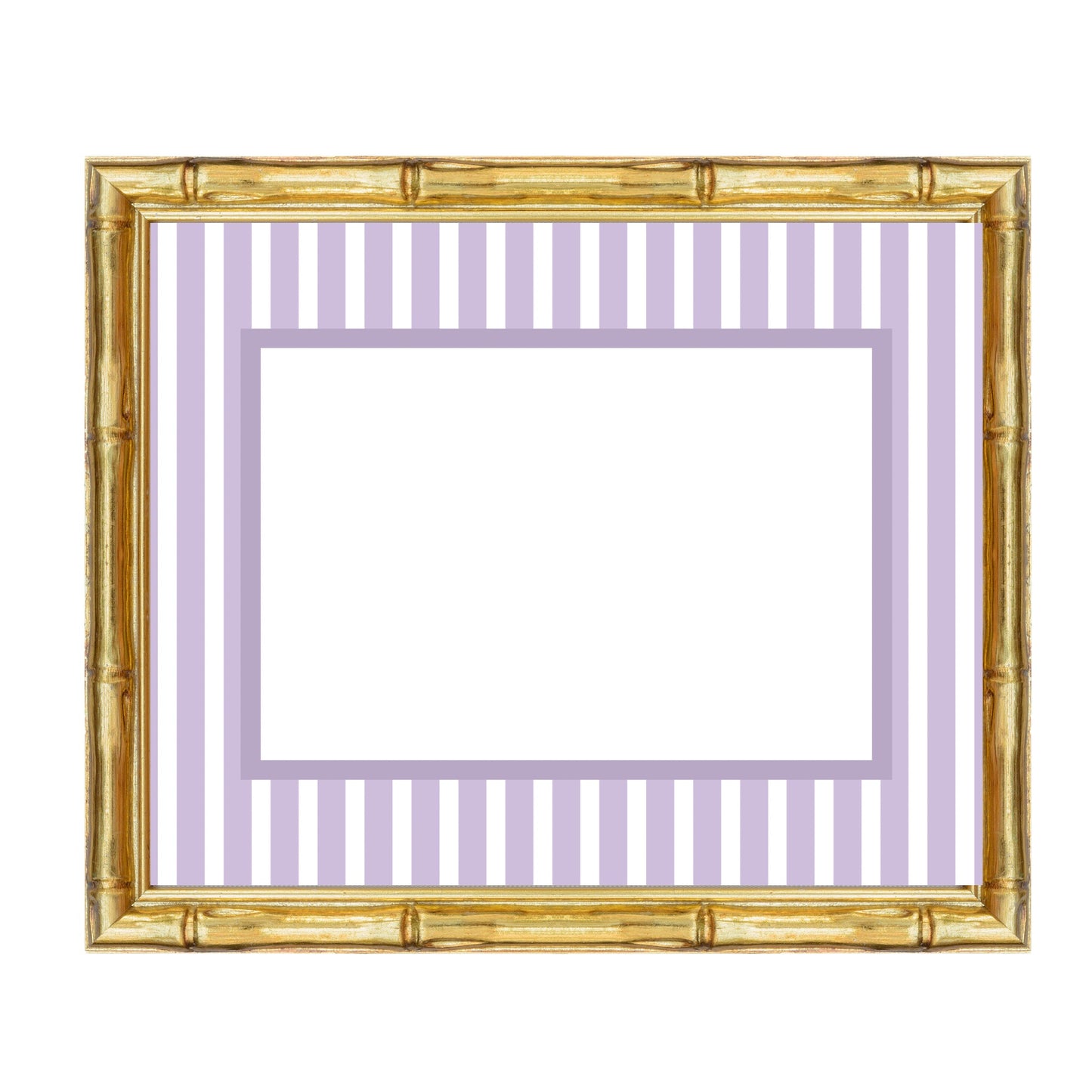 Mediumstripes__Lilac__Landscape
Lilac striped picture frame mat board with gentle vertical lines; perfect for soft-toned nursery art, girls’ birthday photos, or floral prints — a lovely gift for baby showers, birthdays, christenings, or springtime decorating.