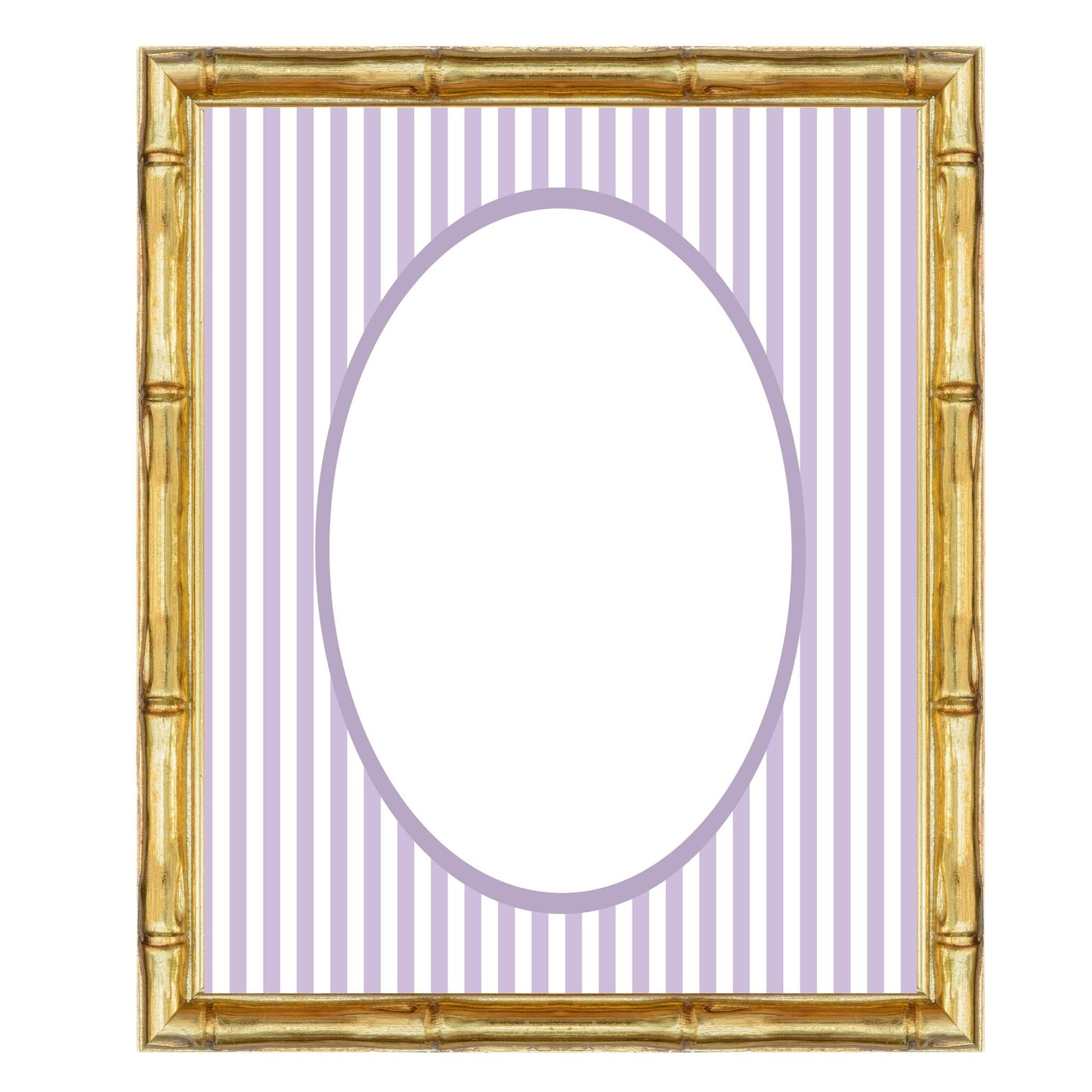 Smallstripes__Lilac_Oval
Lilac striped picture frame mat board with gentle vertical lines; perfect for soft-toned nursery art, girls’ birthday photos, or floral prints — a lovely gift for baby showers, birthdays, christenings, or springtime decorating.
