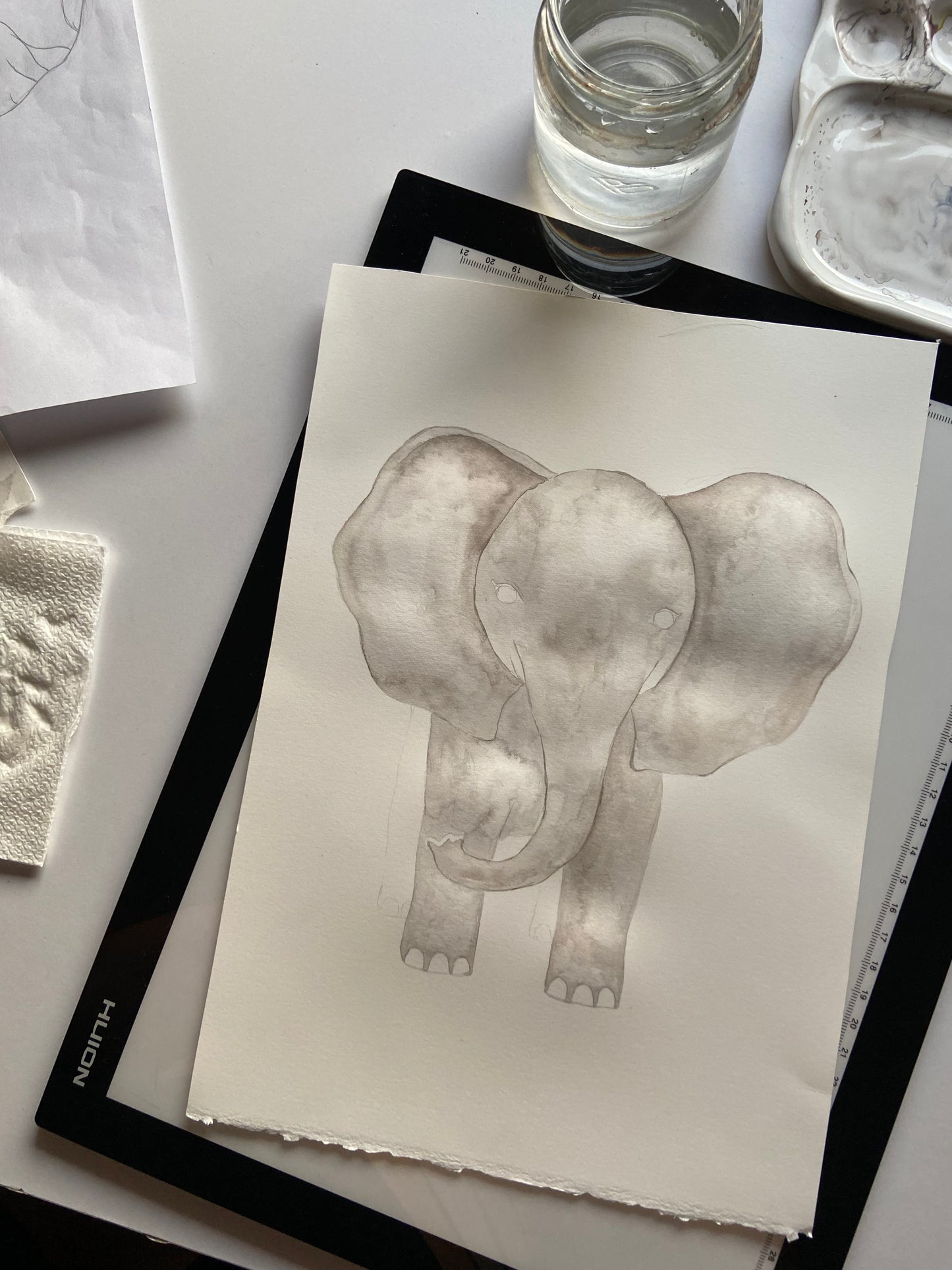 Elephant Nursery Art Print