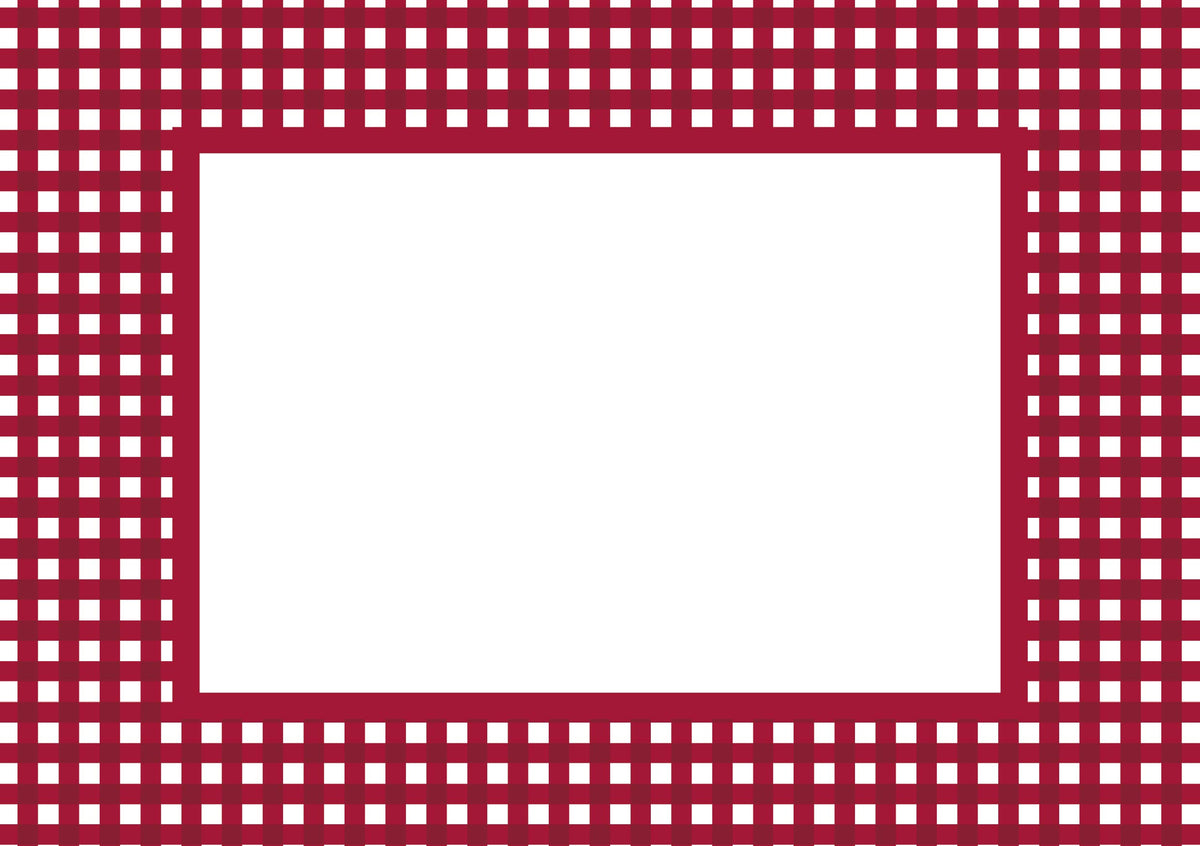 Gingham Photo Mount - passe-par-tout - landscape aperture - Coeur et Maman