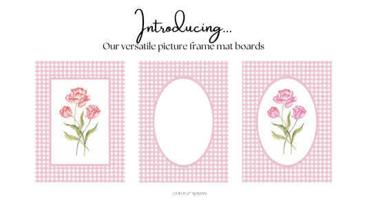 Introducing Coeur et Maman’s Versatile Picture Frame Mat Boards
