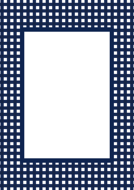 Gingham Mat Board