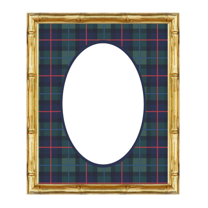 Campbell__Navy__Oval

Campbell of Cawdor tartan picture frame mat board in navy and green plaid, heritage-inspired home décor, perfect for framing photos or art prints; ideal gift for Father’s Day, housewarmings, anniversaries, or nursery decoration.
