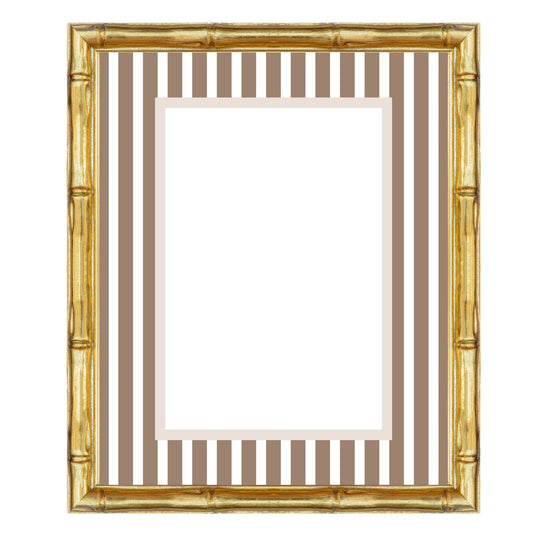 Mediumstripes__Brown__Rectangle

Brown striped picture frame mat board with traditional vertical lines; ideal for framing woodland-themed art, autumn family photos, or neutral nursery prints — a timeless gift for baby showers, birthdays, or christenings.