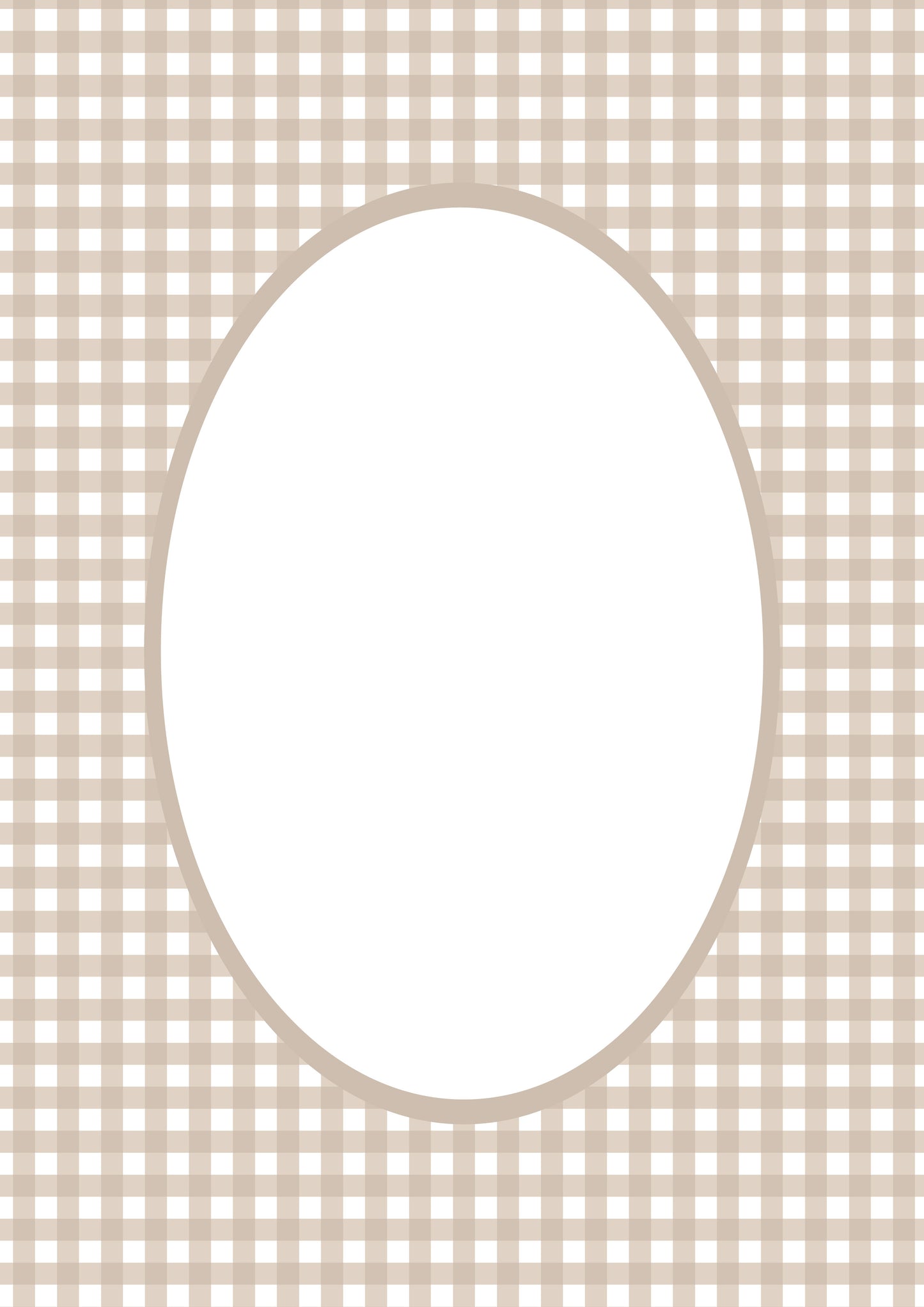 Gingham__Taupe__Oval