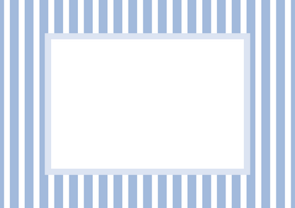 Blue Landscape Medium Stripes Photo Mat