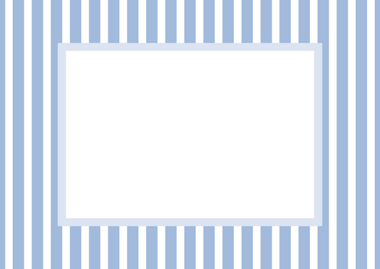 Blue Landscape Medium Stripes Photo Mat