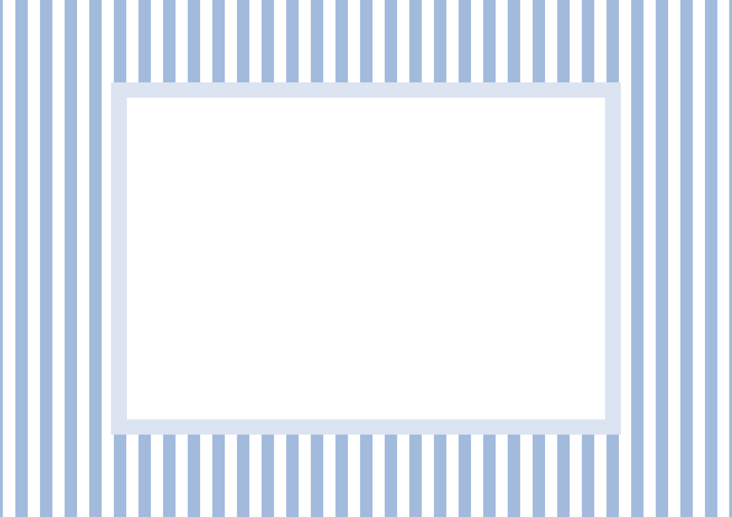 Blue Landscape Small Stripes Photo Mat