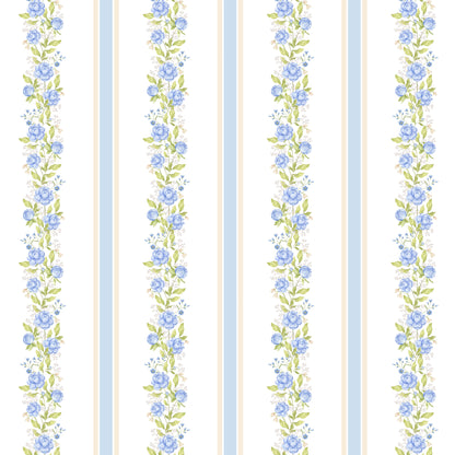 Blue Peony Reverie Wallpaper