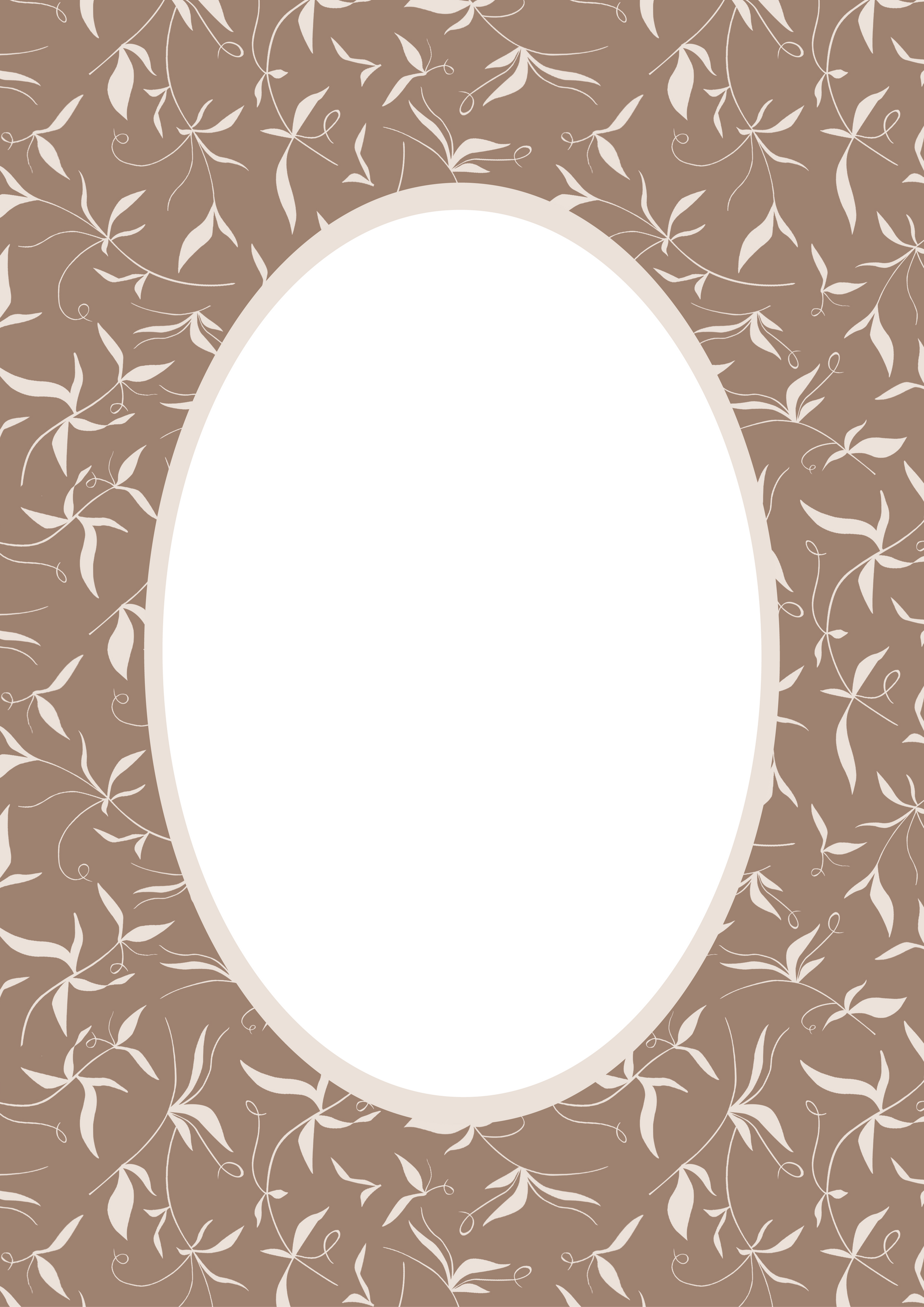 Botanical__Brown__Oval

Brown botanical picture frame mat board with classic botanical detailing; perfect for neutral nursery décor, woodland-inspired art, or timeless family photos — a versatile gift for baby showers, birthdays, or christenings.