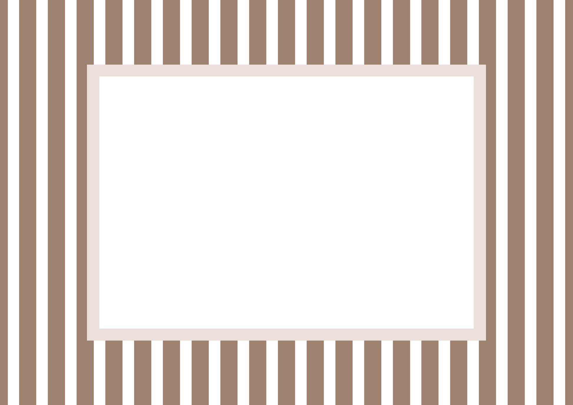 Brown Landscape Medium Stripes Photo Mat