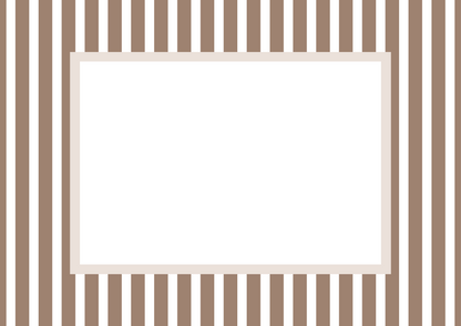 Brown Landscape Medium Stripes Photo Mat