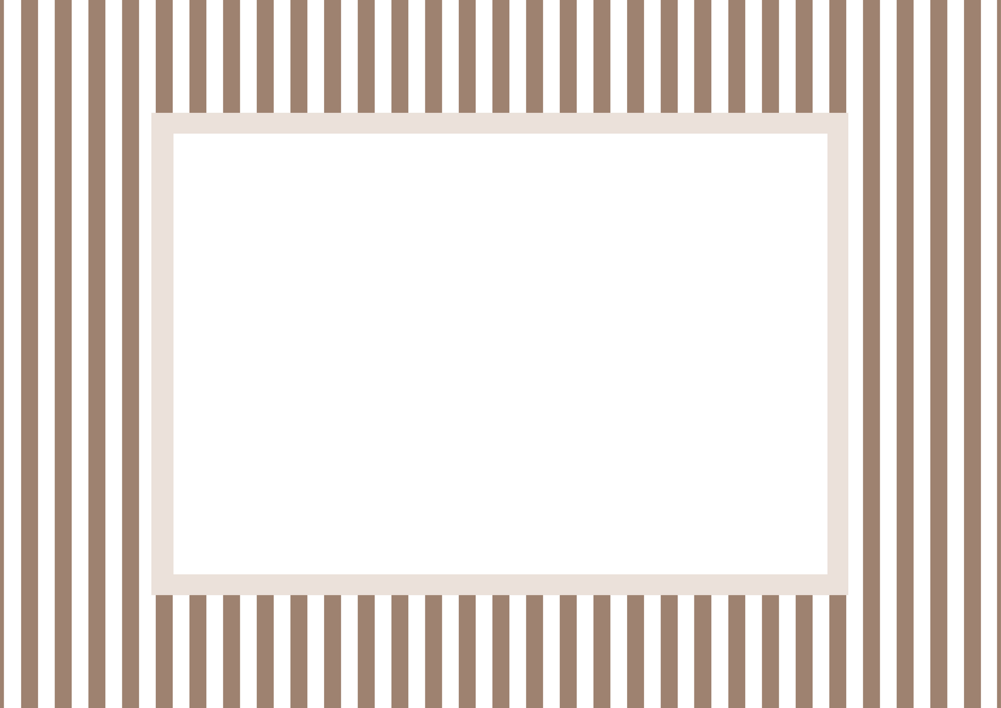 Brown Landscape Small Stripes Photo Mat
