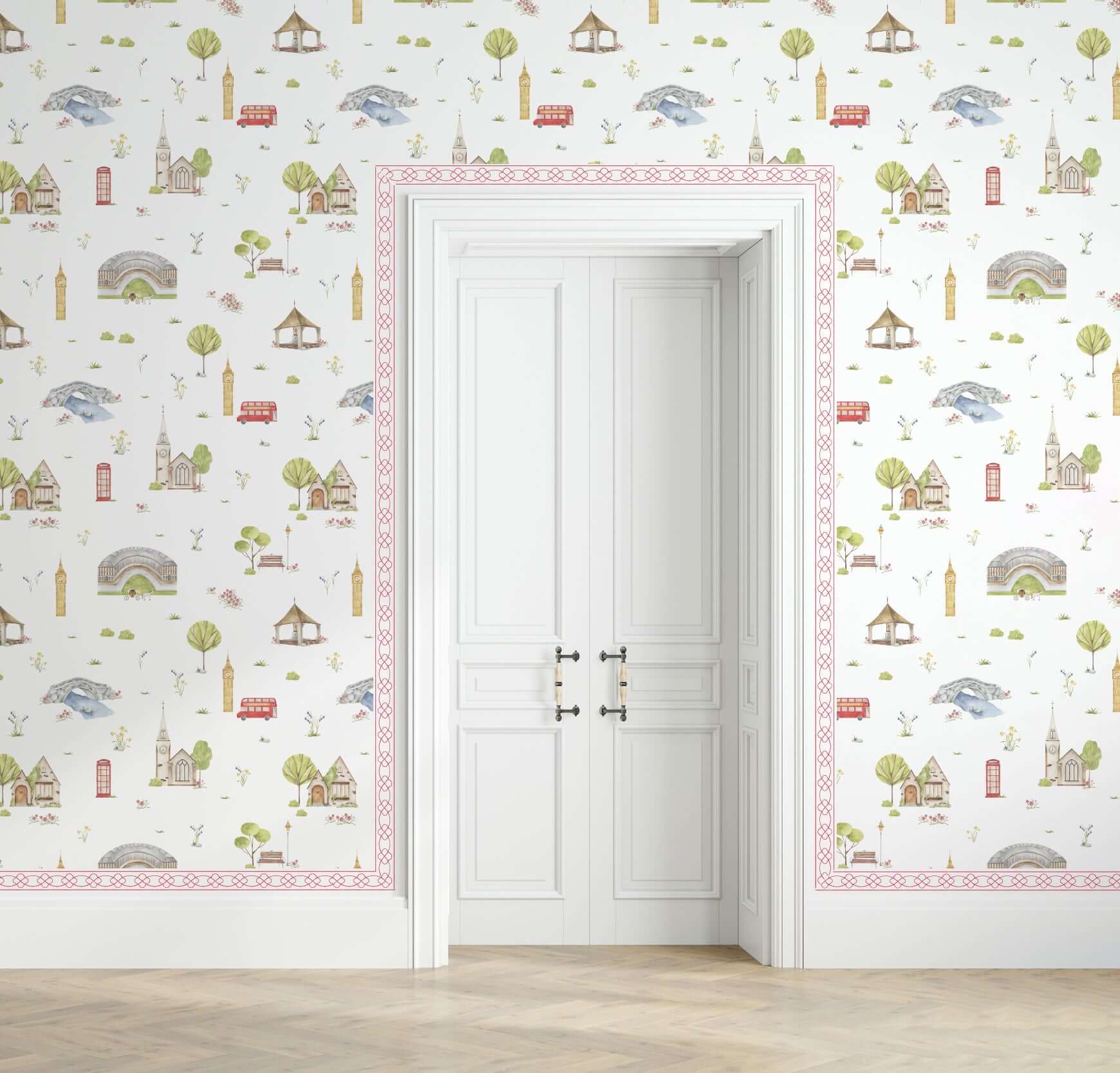 MARLOWE WALLPAPER BORDER - Coeur et Maman