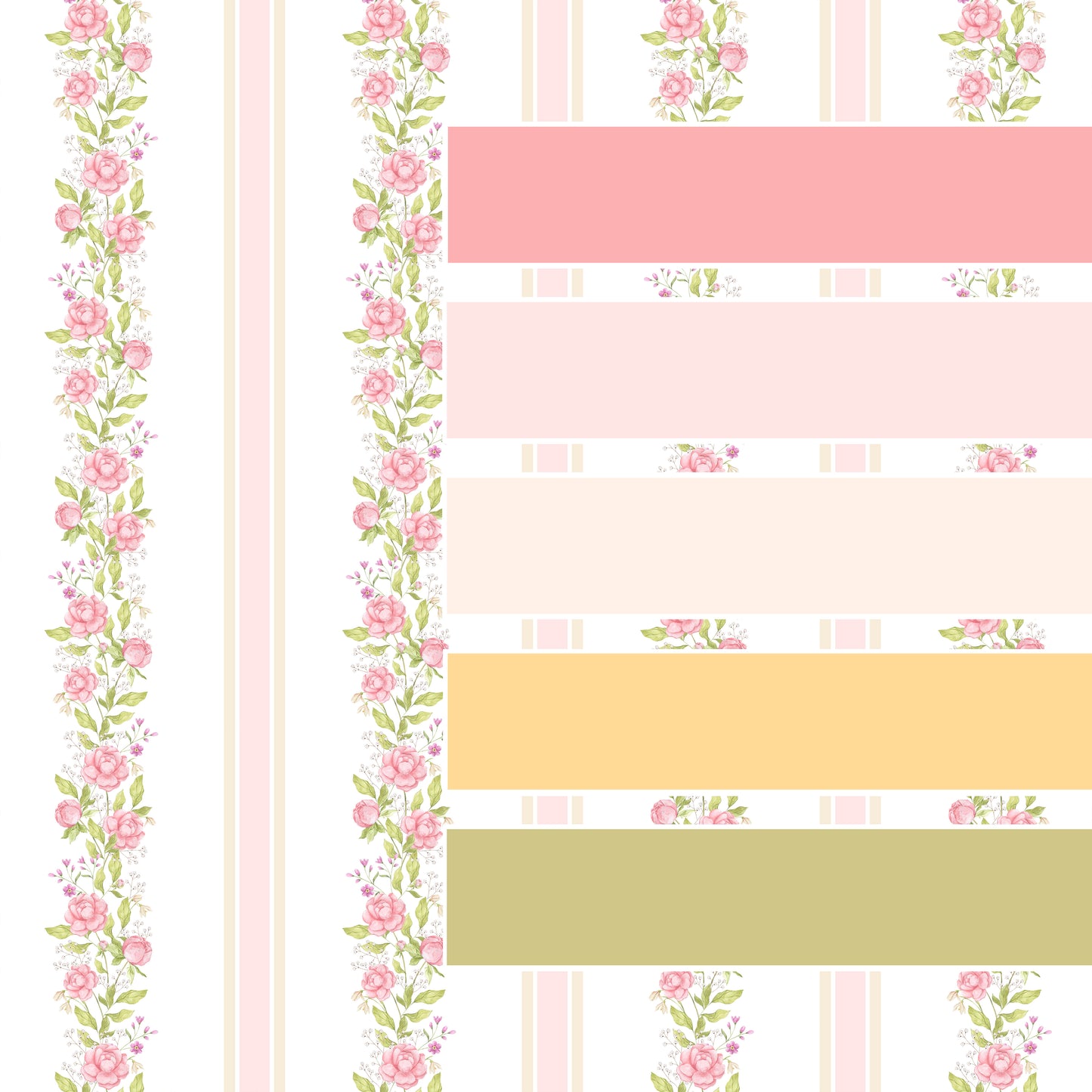 Coral Peony Reverie Wallpaper