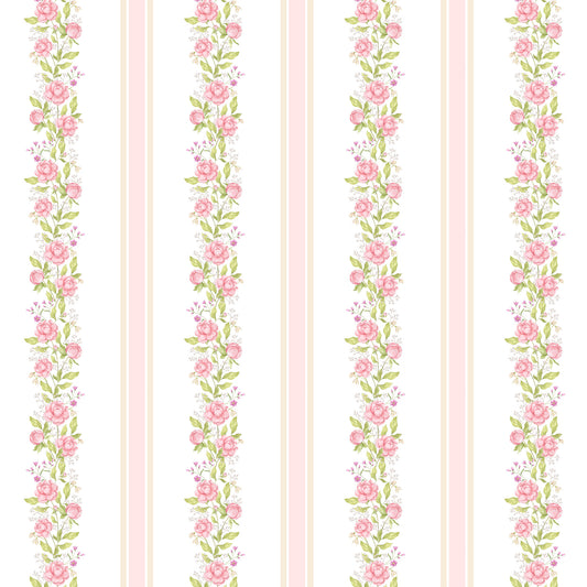 Coral Peony Reverie Wallpaper