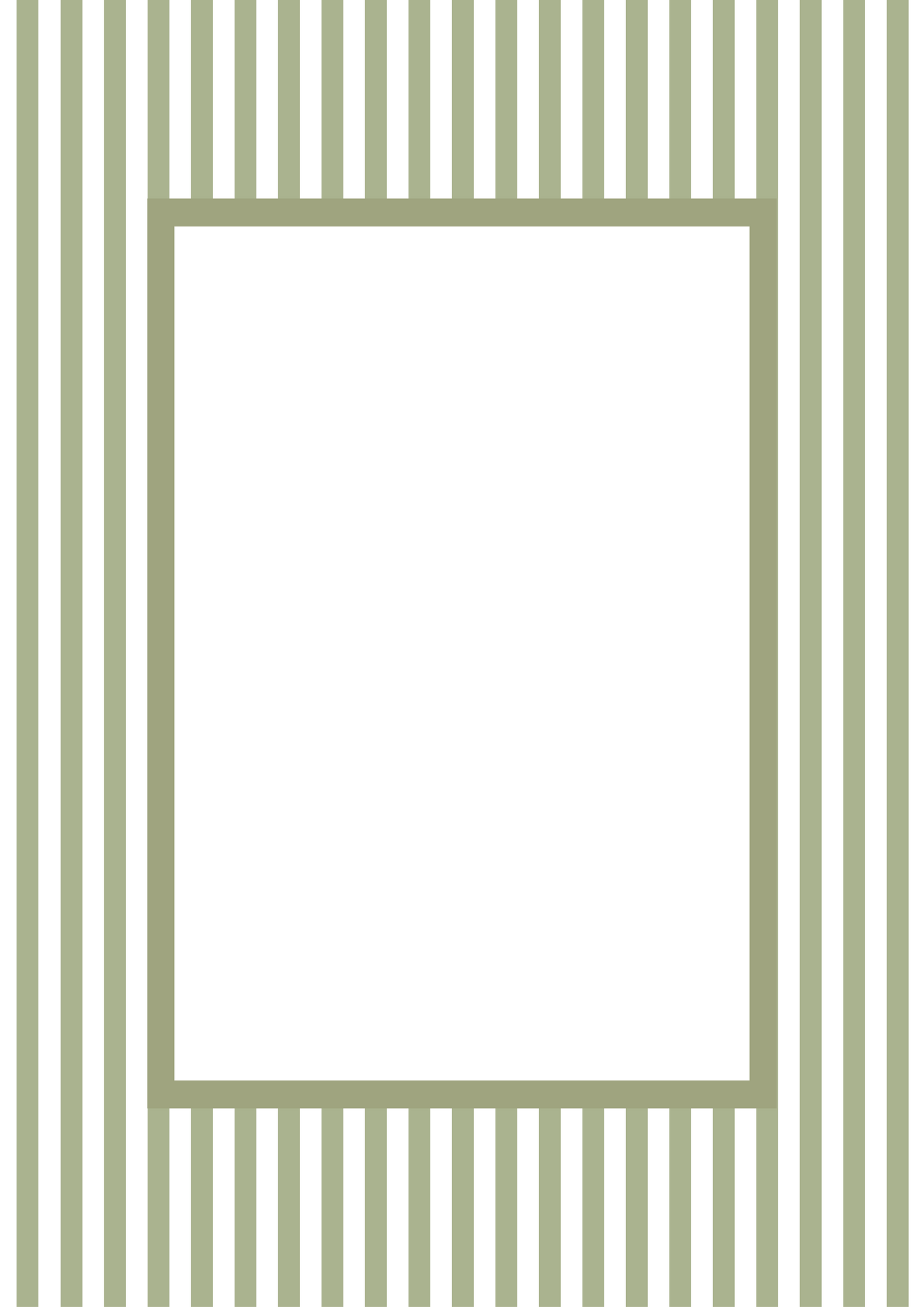 Green Rectangular Small Stripes Photo Mat