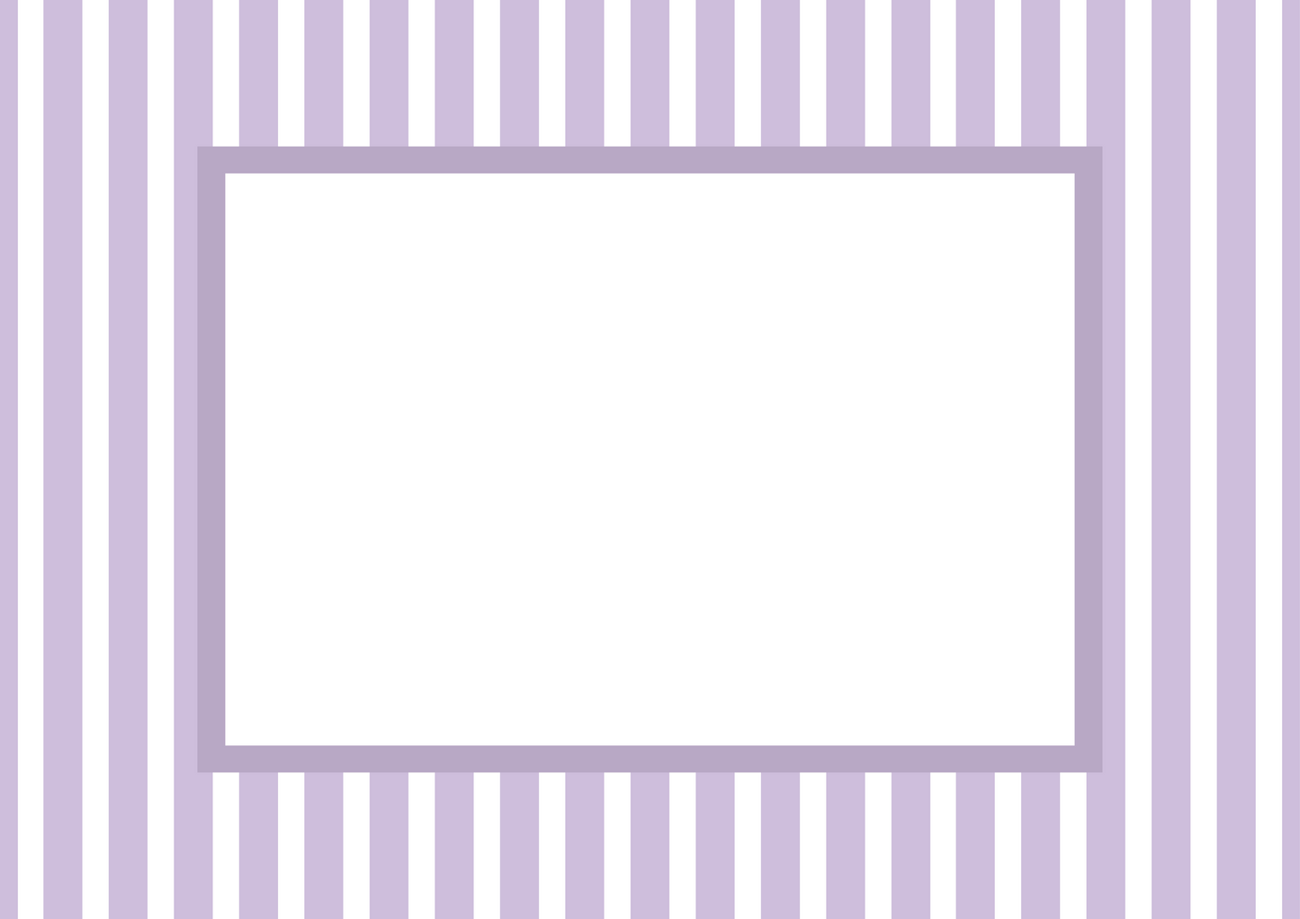 Lilac Landscape Medium Stripes Photo Mat