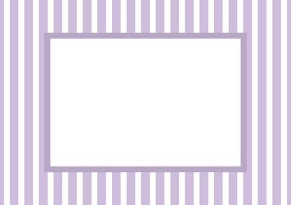 Lilac Landscape Medium Stripes Photo Mat