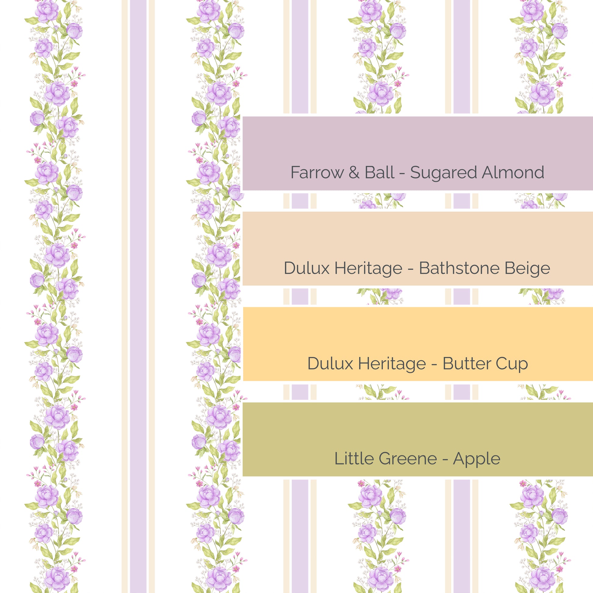 Lilac Peony Reverie Wallpaper
